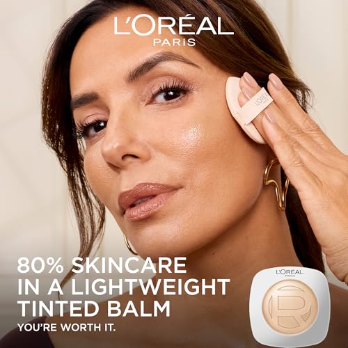 L'Oreal Paris True Match Hyaluron Tinted Balm Foundation - Medium Light 04, Hydrating Makeup with Light to Medium Coverage