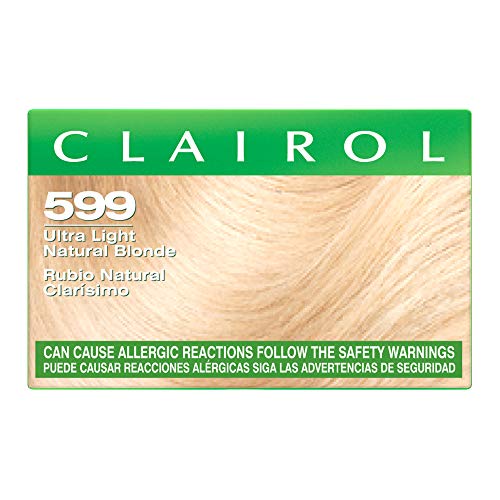 Clairol Balsam Permanent Hair Dye, 599 Ultra Light Natural Blonde - 3 Pack