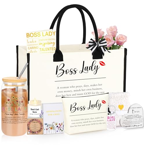 Boss Lady 11-Piece Gift Set - Appreciation Gift for Female Boss