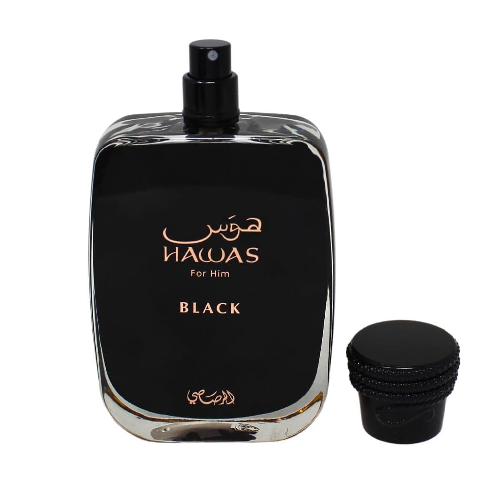 Rasasi Hawas Black - Men's Fragrance | Exotic Notes & Long-Lasting Scent