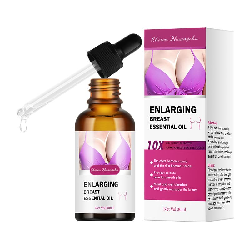 Natural Breast Care Oil - Organic Firming Serum for Women | Nourishing Massage Oil for Skin Elasticity & Tightening (1)