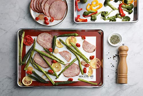 Commercial Grade Silicone Baking Mat - Non-Stick 11 x 17 Inch