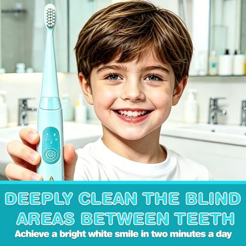 YMPBO Toothbrush Replacement Heads for Vekkia Kids - Blue Dragon Model