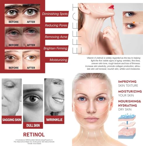 Retinol Anti-Aging Face Moisturizer with Collagen & Hyaluronic Acid