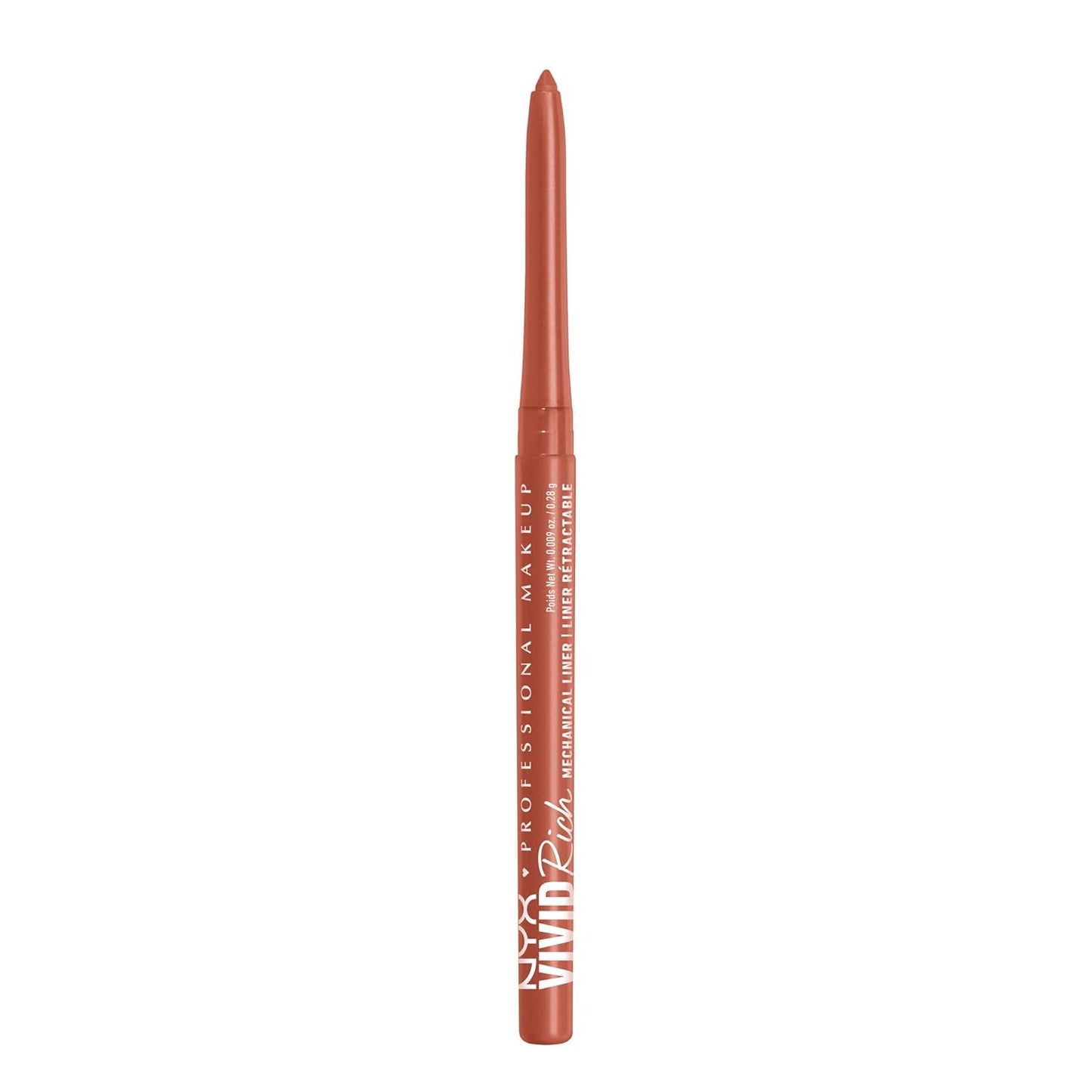 NYX Vivid Rich Mechanical Eye Pencil - Creamy Retractable Eyeliner in Smokin Topaz | Brown Color