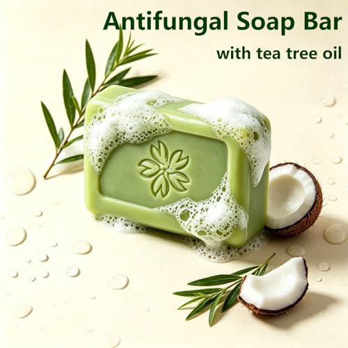 Glo7 Ironbark Antifungal Soap Bar for Athlete's Foot - Tea Tree Oil Relief