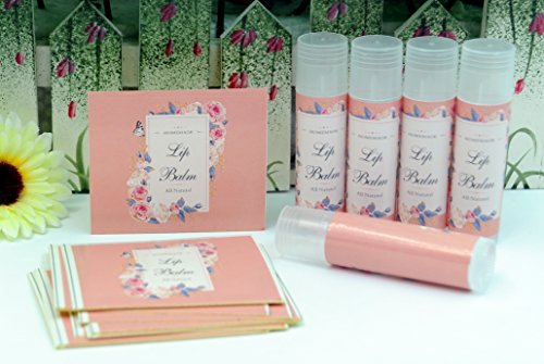100pcs Adhesive Lip Balm Labels for Homemade Chapstick Containers