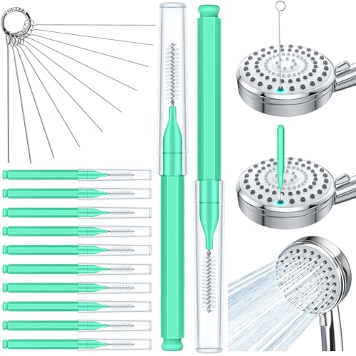 Lumkew Shower Head Cleaner Tool Set with Picks & Brush