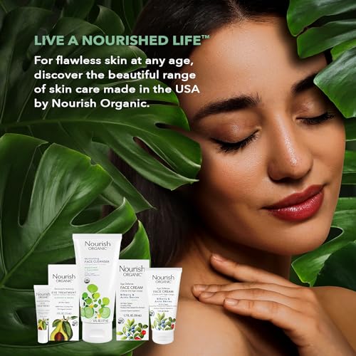 Nourish Organic Face Serum with Vitamin C & A – 0.7 Fl Oz