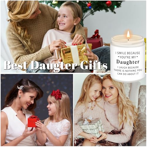 Lavender Scented Candle for Daughter | Heartfelt Gift from Mom & Dad