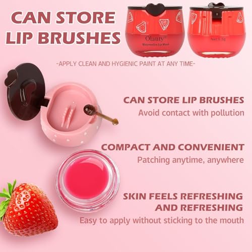 8-Pack Bee Honey Lip Balm & Overnight Sleep Mask Set with Applicator