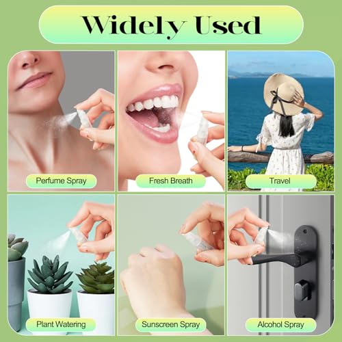 50Pcs 5ml Mini Spray Bottles - Refillable Perfume Atomizer Set with Tools