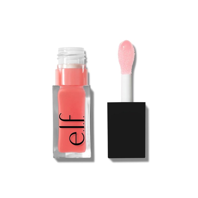 e.l.f. Glow Reviver Lip Oil - Nourishing Tinted Lip Oil Infused With Jojoba Oil | Pink Quartz, Vegan & Cruelty-Free
