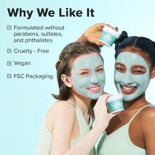 I DEW CARE Chill Mo-Mint Wash Off Face Mask - 3.38 Oz Soothing Mint Mask