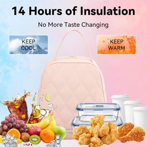 SODEER Insulated Lunch Box for Work & Travel - Lightweight, Leakproof Cooler
