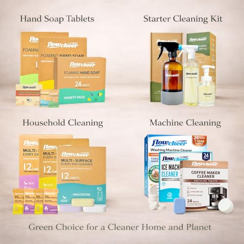 Flowcheer Foaming Hand Soap Refill Tablets - Sweet Orange, 12 Pack