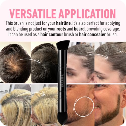 Boldify Dual-Ended Hairline Powder Brush for Precision Application