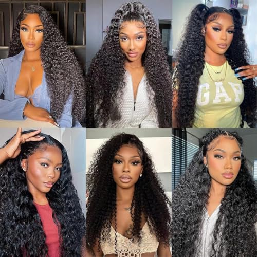 12 Inch Deep Wave HD Lace Closure - Natural Black Brazilian Hair