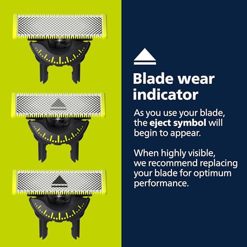 Philips Norelco for Face + Body, Electric Beard Trimmer, Shaver and Groomer, 5in1 Adjustable Comb, 1x Body Kit, Model QP2834/70, Black/Lime Green