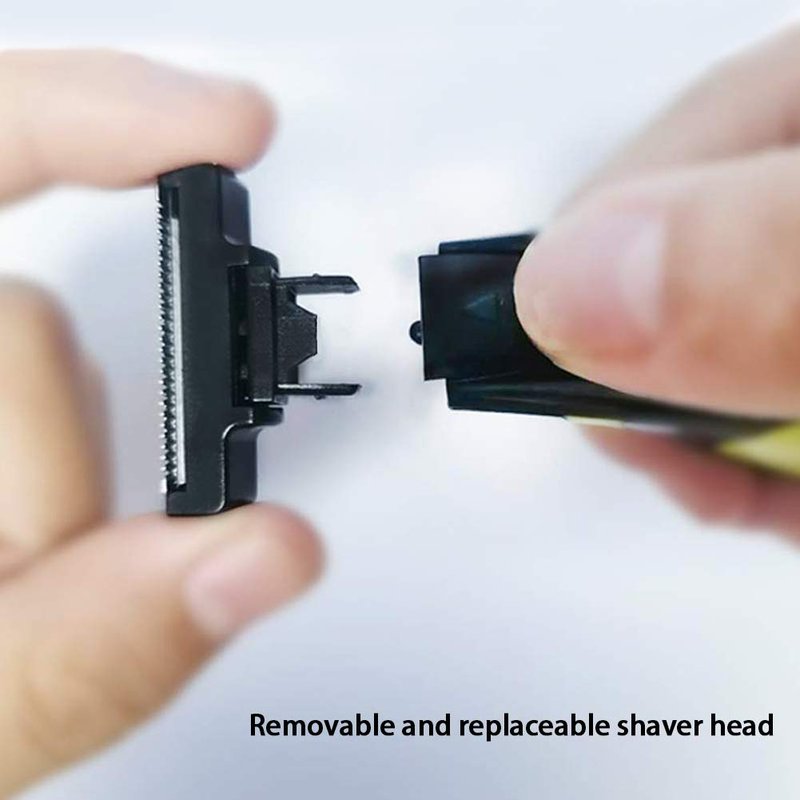INVODA Men's Electric Shaver & Beard Trimmer - Rechargeable Wet/Dry Razor with 3 Precision Guards, Skin Protector Waterproof Cordless Grooming Kit for Face & Body