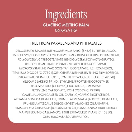 rom&nd Glasting Melting Lip Balm - Hydrating Tinted Gloss 0.12 oz - #06 Kaya Fig