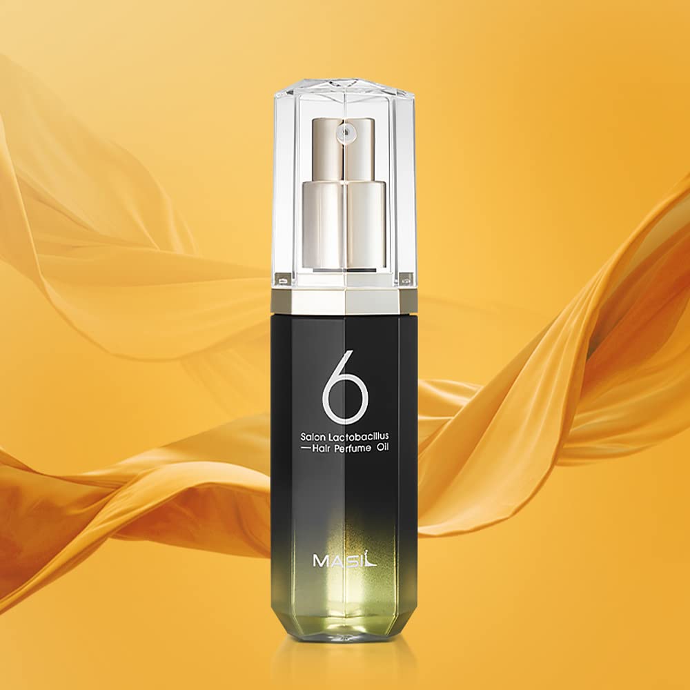 Masil 6 Salon Lactobacillus Hair Perfume Oil Dry Damaged Curly Frizzy Hair Scalp Moisture Hydrating Bouncy Hair Korean Hair Care (Hair Perfume Oil Moisture)