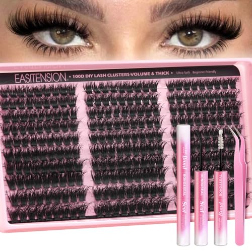 EASITENSION 270 PCS DIY 3D Lash Clusters Kit - Fluffy & Lightweight