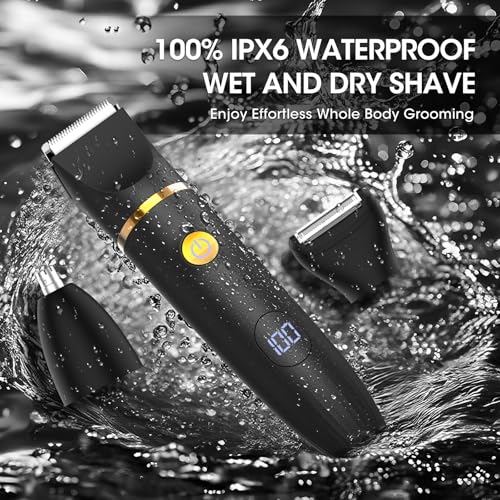Zesuti 3-in-1 Body Hair Trimmer for Men - Model 388 Waterproof Grooming Kit