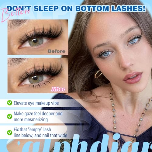 Calphdiar C Curl Soft Definition Bottom Lash Clusters for Natural Eye Look