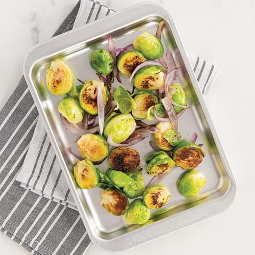 Nordic Ware Compact Baking Sheet - Natural Aluminum, 10 x 7 in