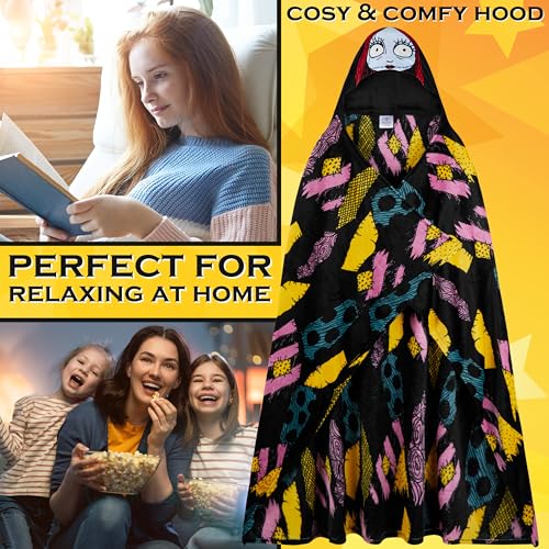 Adult Hooded Blanket with Characters | 51x59 in Fleece Throw