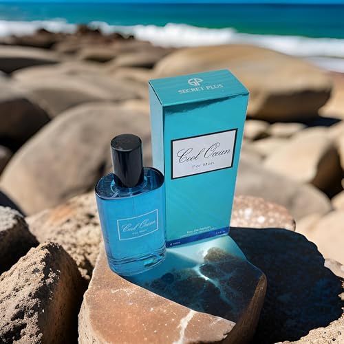Secret Plus Cool Ocean Eau de Parfum for Men, 3.4 Fl Oz Fragrance