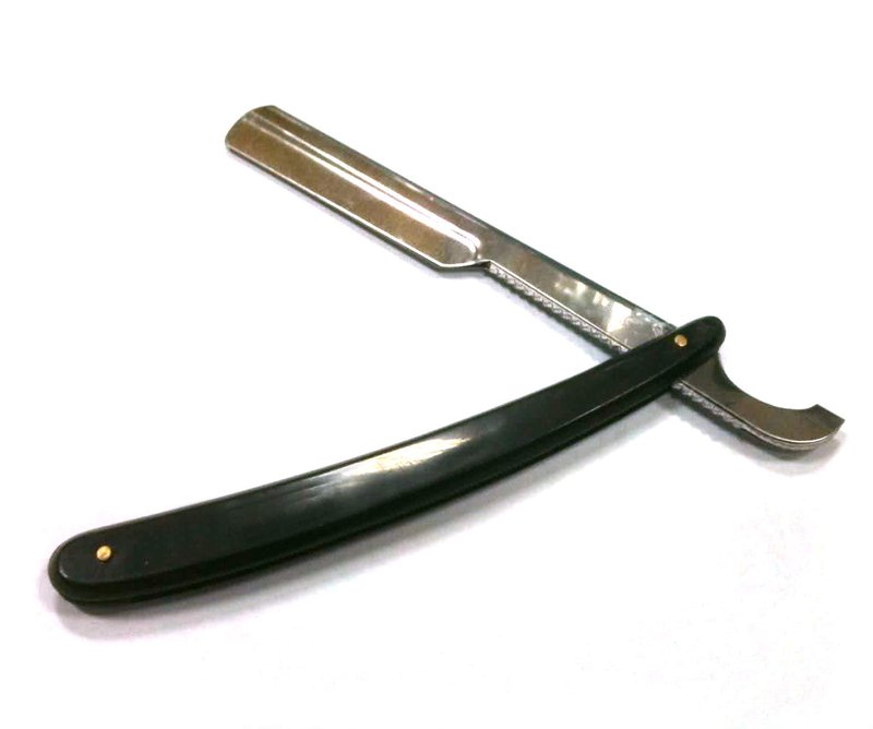 Plastic Handle Straight Razor Used with Replaceable Blade (Pack of 2)