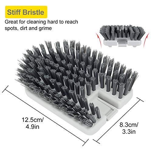 Lalafancy Scouring Pad Brush Refill for Bathtub Cleaning