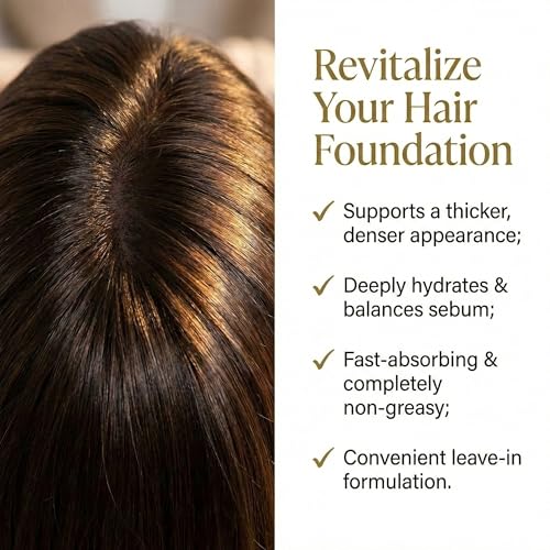 Golden Pharm Hair Thickening Scalp Serum - Thermo-Active Niacinamide Tonic