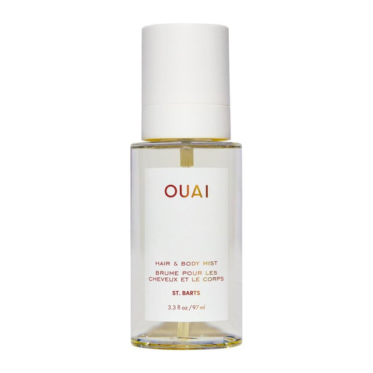 OUAI St. Barts Hair and Body Mist - Tropical-Scented Hair Perfume and Body Spray - Notes of Dragonfruit, Orange Blossom, Tuberose & Musk (3.3 Fl Oz)