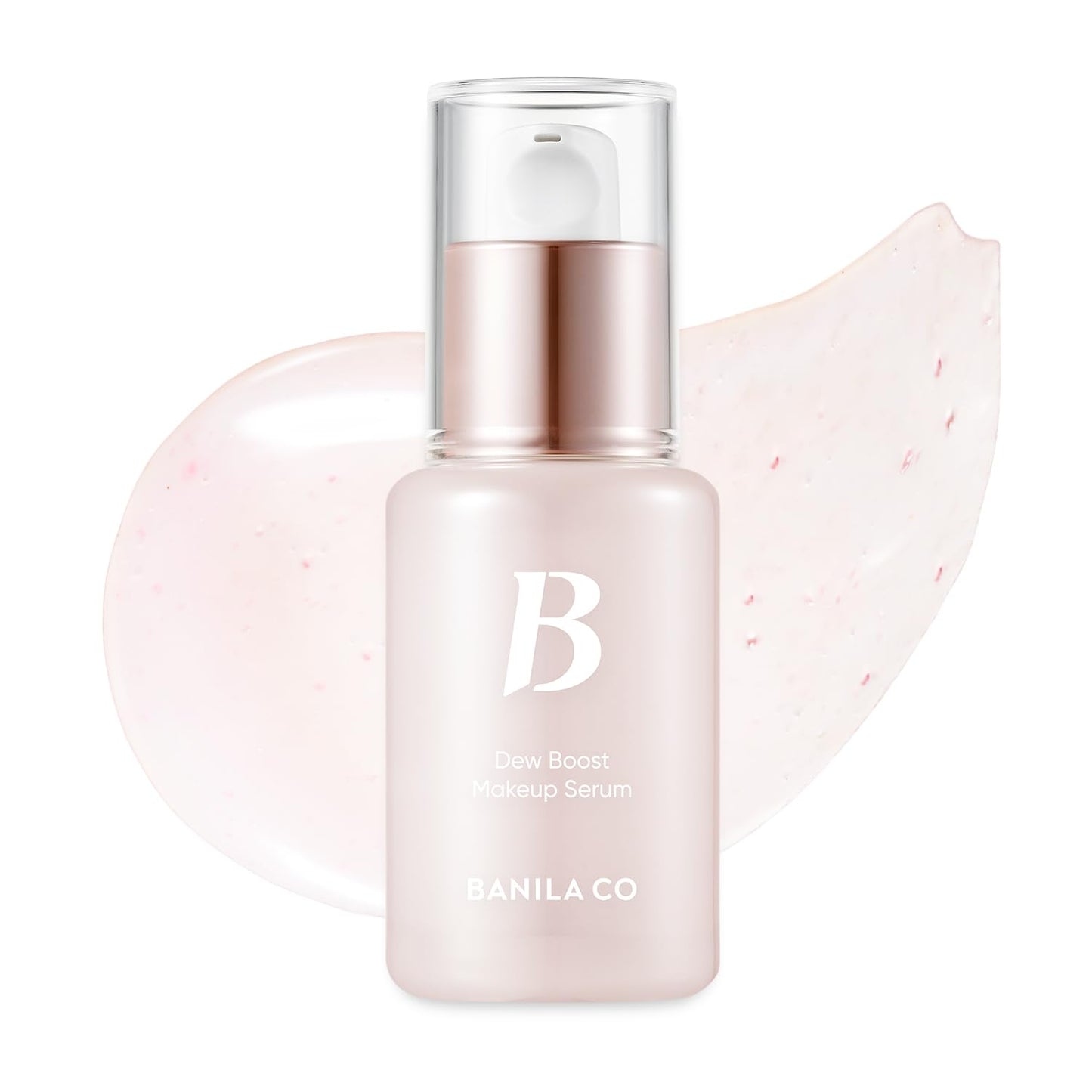 BANILA CO Dew Boost Makeup Serum | Bounce-back Supple Hydration & Natural Makeup Glow | Hydrating Prep & Grip Primer for Radiant Glass Skin | Dewy-Plump Finish Face Base (30ml / 1.01 fl oz)