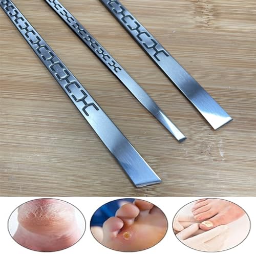 Stainless Steel Ingrown Toenail Pedicure Knife Set - 3 Pieces