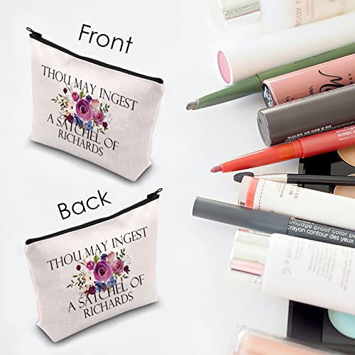 MNIGIU Funny Sarcastic Makeup Zipper Pouch Bag for Cosmetics & Travel