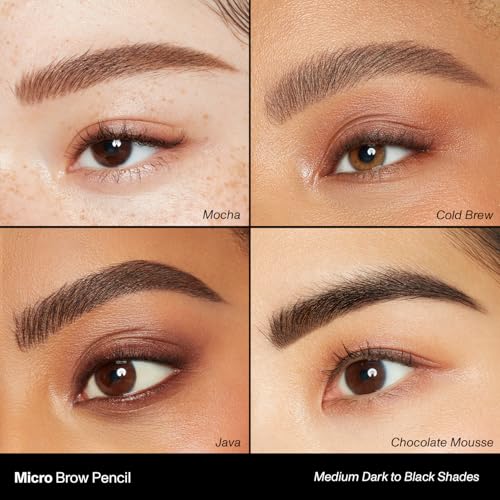 Morphe Micro Dual Eyebrow Pencil - Java - Ultra-Precise, Long-Lasting
