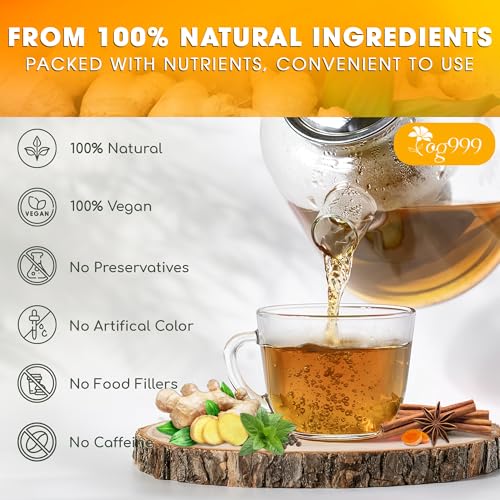 Organic Anti-Inflammaheb Tea Bags - 20 Count, Ginger & Turmeric Blend