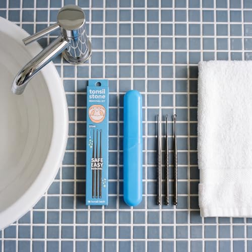 Tonsil Stone Removal Kit - Gentle Painless Tonsil Cleaner with 3 Sizes