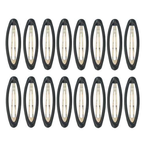 16 XL Black Hair Clips for Thick Hair - 2.8 Inch Non-Slip Grips