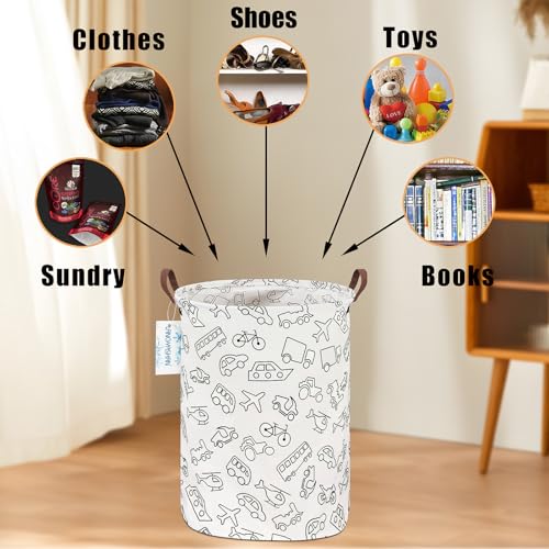 Collapsible Waterproof Laundry Hamper - Kids Toy Storage Basket