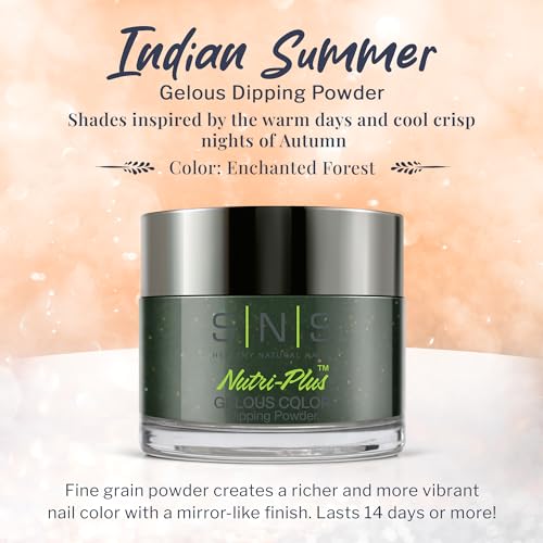 SNS Dip Powder - Enchanted Forest - Indian Summer Collection, 1oz