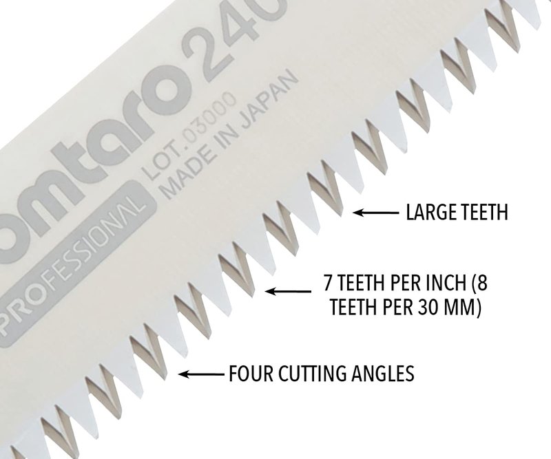 Silky GOMTARO Professional Hand Saw 240mm Large Teeth (102-24)