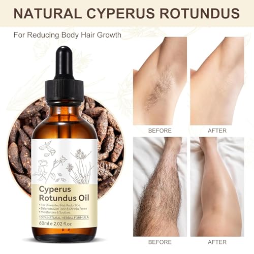 Cyperus Rotundus Oil for Natural Hair Removal - 2.02 Fl Oz