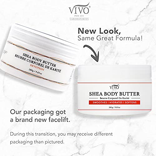Vivo Per Lei Shea Body Butter for Rough & Dry Skin - 9.87 Oz