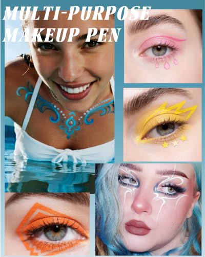 Lestpola Red Liquid Eyeliner Pencil - 24H Waterproof Matte Eye Liner