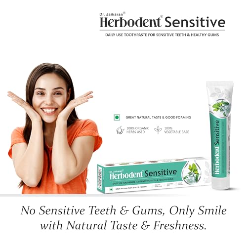 Herbodent Sensitive Toothpaste 6.53oz - Enamel Repair & Cavity Protection